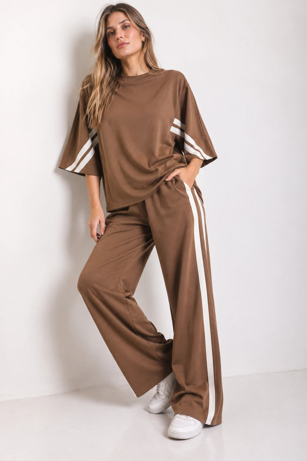 Conjunto "Athletic" - Deportivo Pantalón y Remerón Dos Rayas