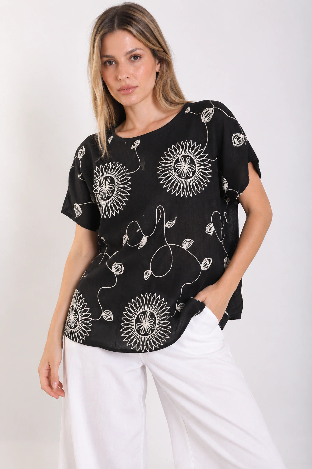 Blusa Bordada CAMELIO