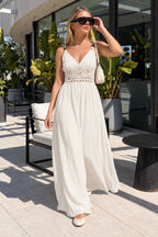 Vestido GALTIER Lino c/crochet