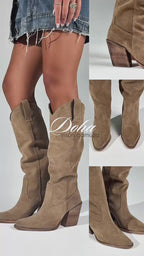 Botas Texanas "Doha"- Nala Shoes