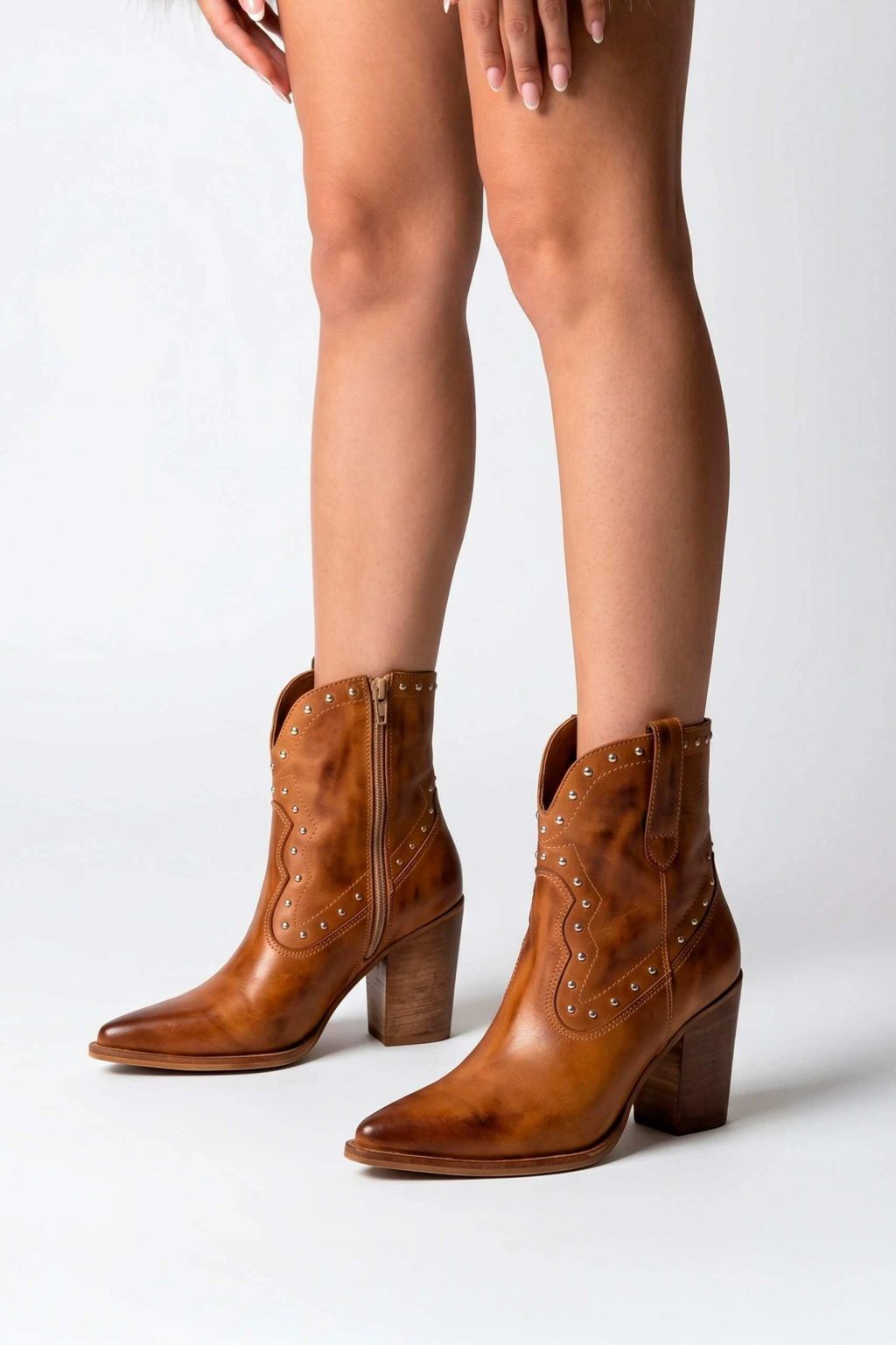 Botas Texanas Cortas "Genova" – cuero genuino con personalidad y estilo