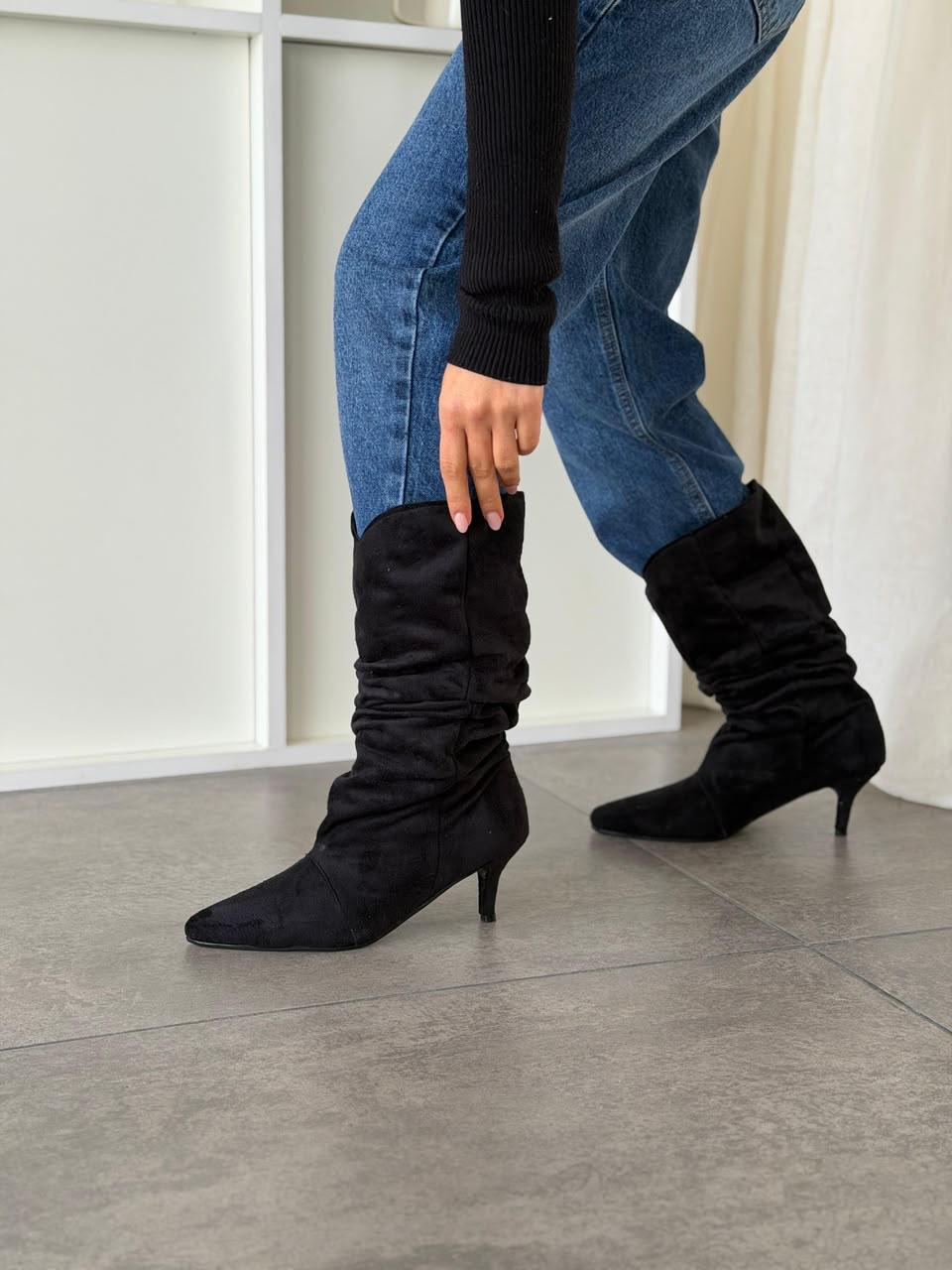 Botas de cuero ecológico "Mónaco" - Nala Shoes