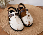 Suecos de cuero genuino "Bella" - Nala Shoes