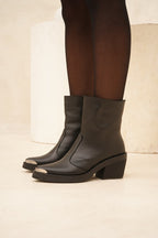 Botas Texanas de cuero 2 en 1 "Praga" - Nala Shoes