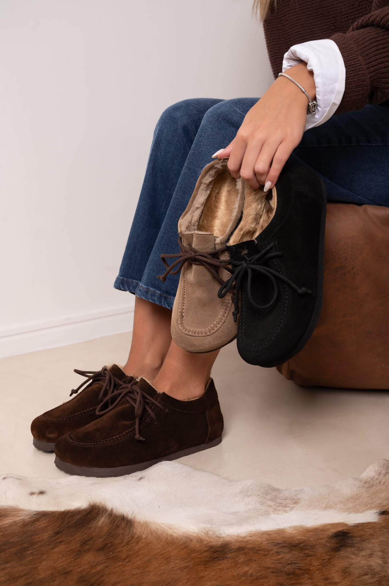 Mocasines Urban – cuero gamuzado con estilo contemporáneo