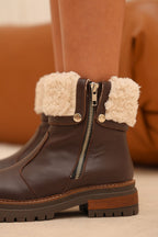 Botas con corderito "Solange" - Nala Shoes
