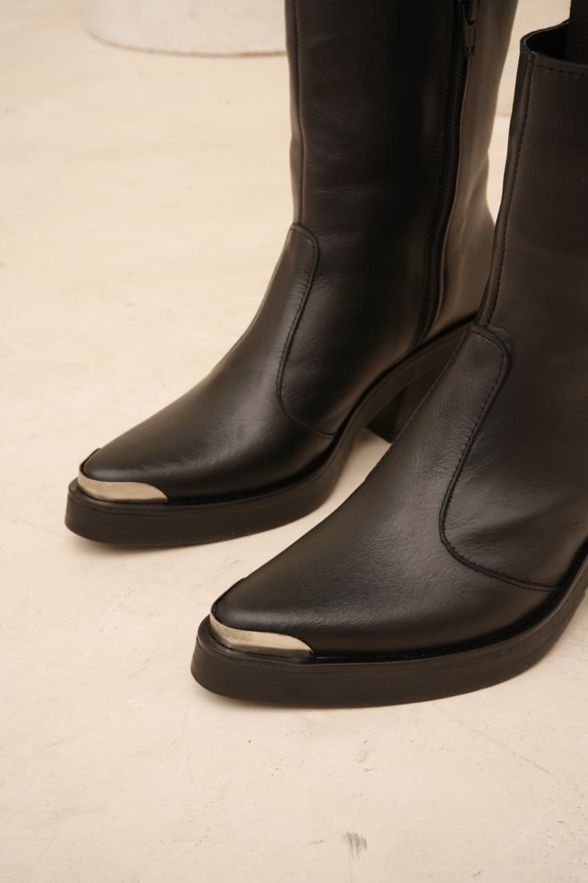 Botas Texanas de cuero 2 en 1 "Praga" - Nala Shoes