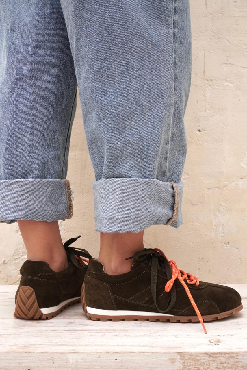 Zapas FELICITAS – 100% Cuero Gamuzado