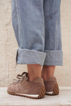 Zapas FELICITAS – 100% Cuero Gamuzado