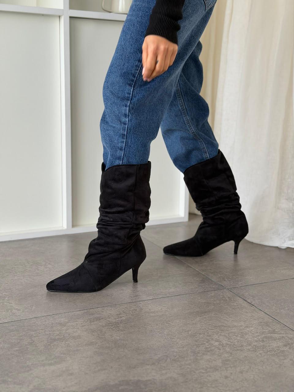 Botas de cuero ecológico "Mónaco" - Nala Shoes