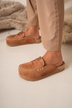 Zuecos fabricados en cuero "Rachy" - Nala Shoes