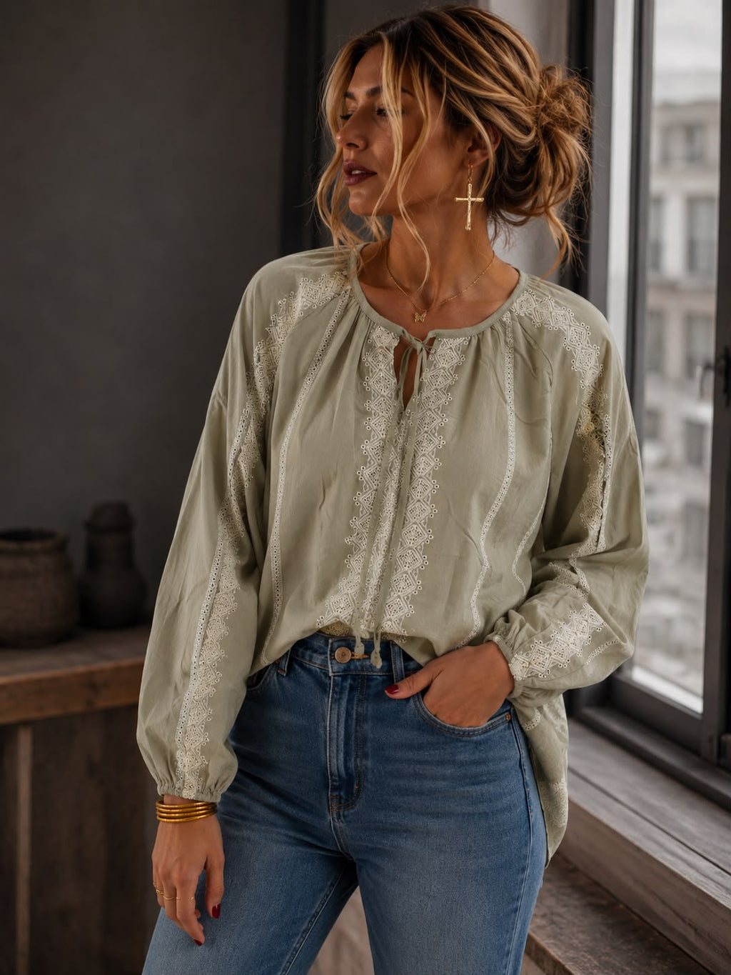 Camisola Bordada BIRKS