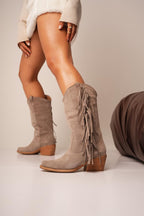 Isabel – Botas Texanas con Flecos Laterales "Nala Shoes"