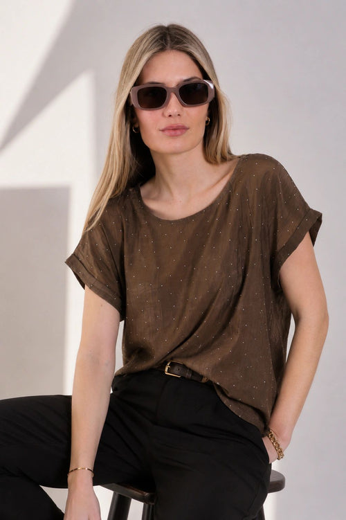 Blusa con Stras TINER