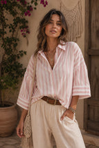 Camisa Rayada 3/4 SABALON