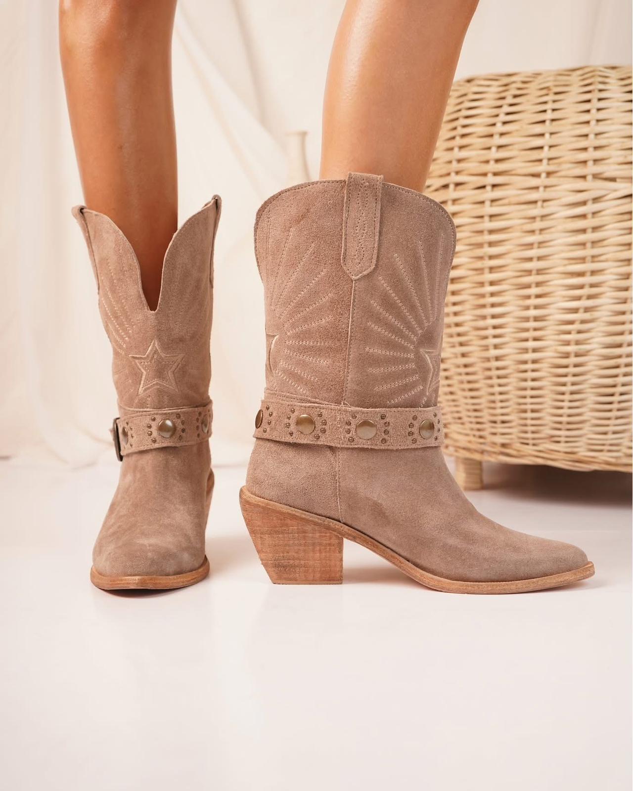 Botas Texanas "Bohemia" - Nala Shoes