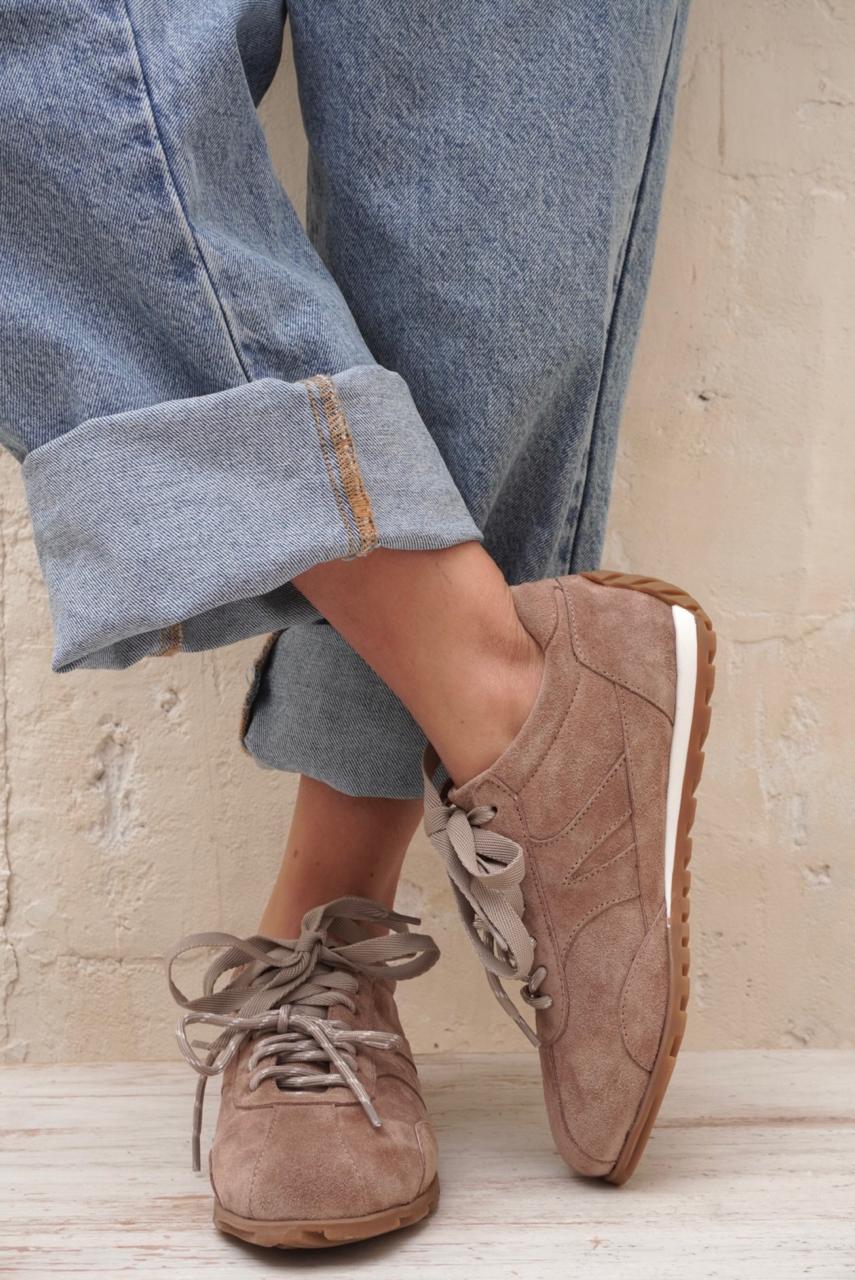 Zapas FELICITAS – 100% Cuero Gamuzado