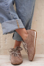 Zapas FELICITAS – 100% Cuero Gamuzado