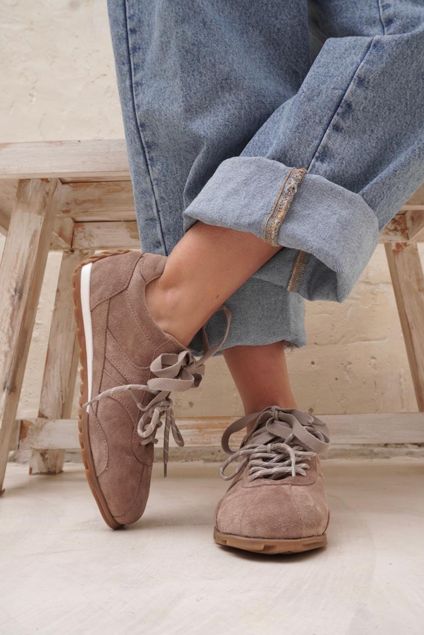 Zapas FELICITAS – 100% Cuero Gamuzado