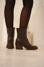Botas Texanas de cuero 2 en 1 "Praga" - Nala Shoes
