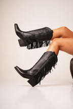 Isabel – Botas Texanas con Flecos Laterales "Nala Shoes"
