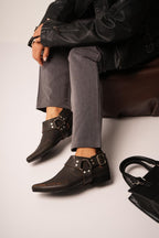 Penelope – Flats en Cuero Croco "Nala Shoes"