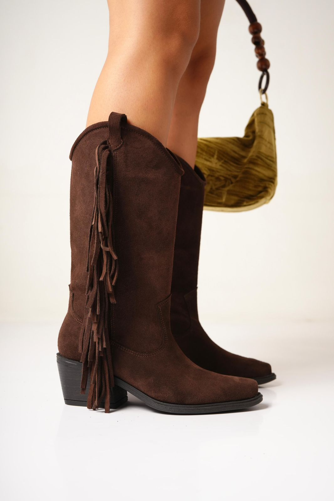 Isabel – Botas Texanas con Flecos Laterales "Nala Shoes"