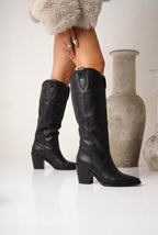Botas Texanas de cuero "Greco" - Nala Shoes