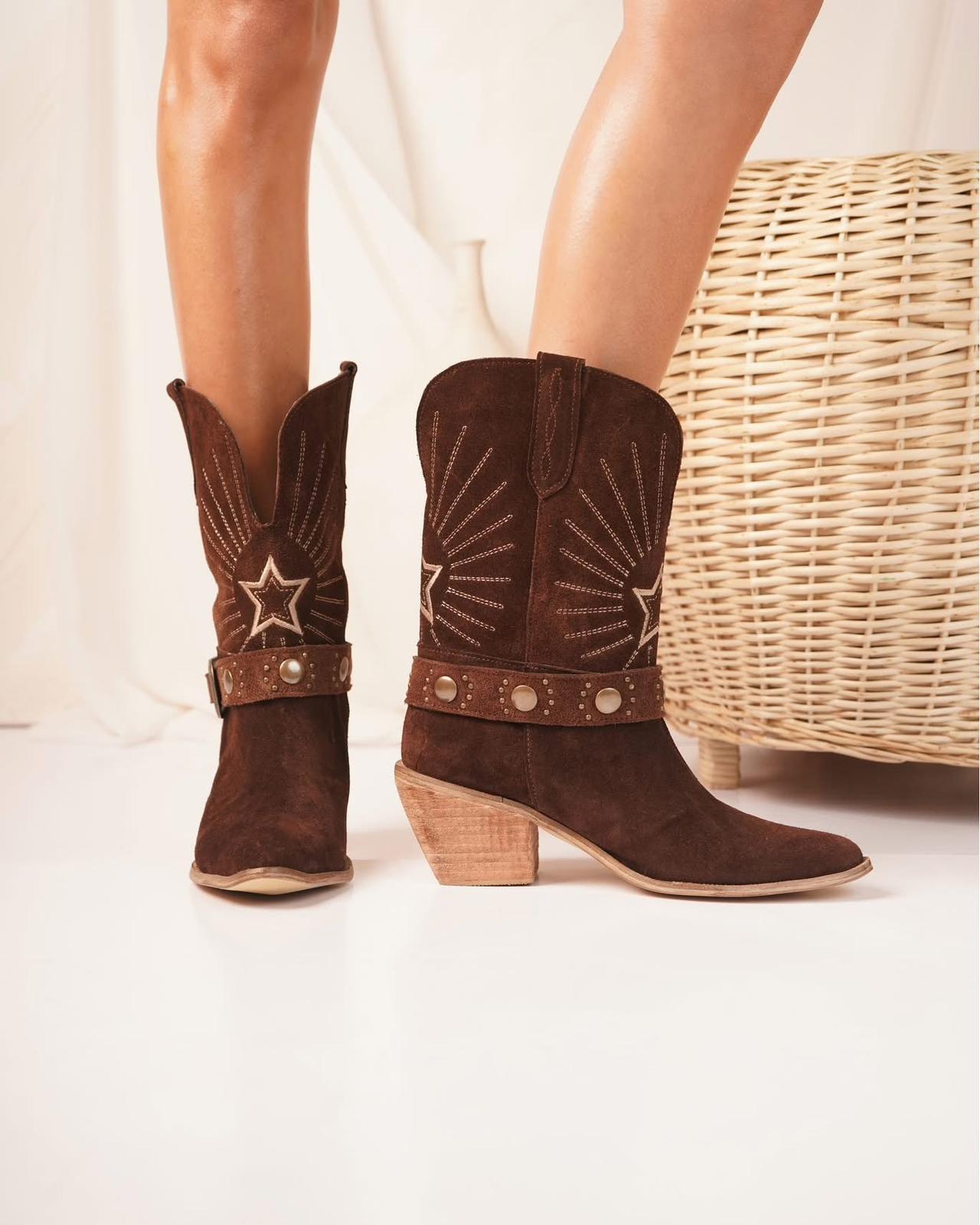 Botas Texanas "Bohemia" - Nala Shoes