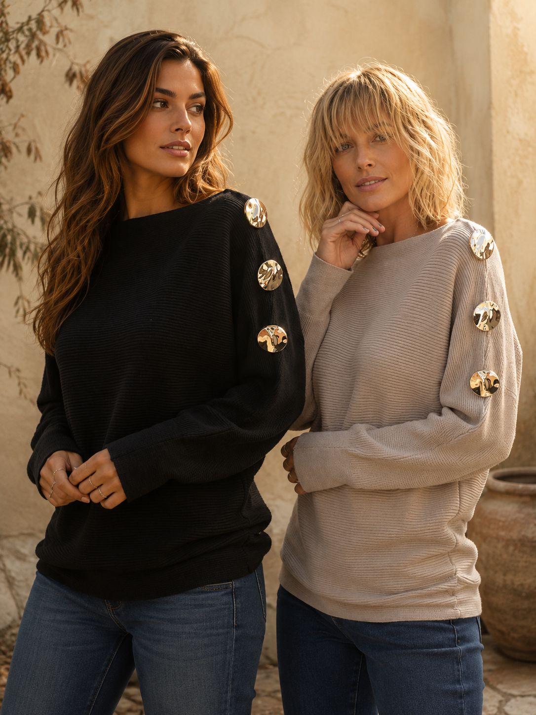 Sweater Premium "Cambridge" – Bremer con apliques dorados