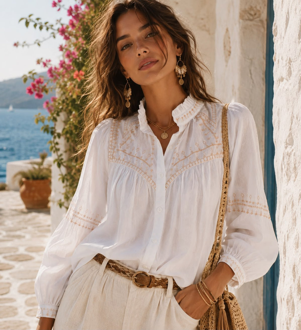 Camisa Bordada VINARA