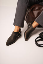 Penelope – Flats en Cuero Croco "Nala Shoes"