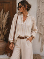 Camisola Premium “Andra” – Rayada con Lurex