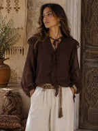 Blusa de Gasa MENSHI