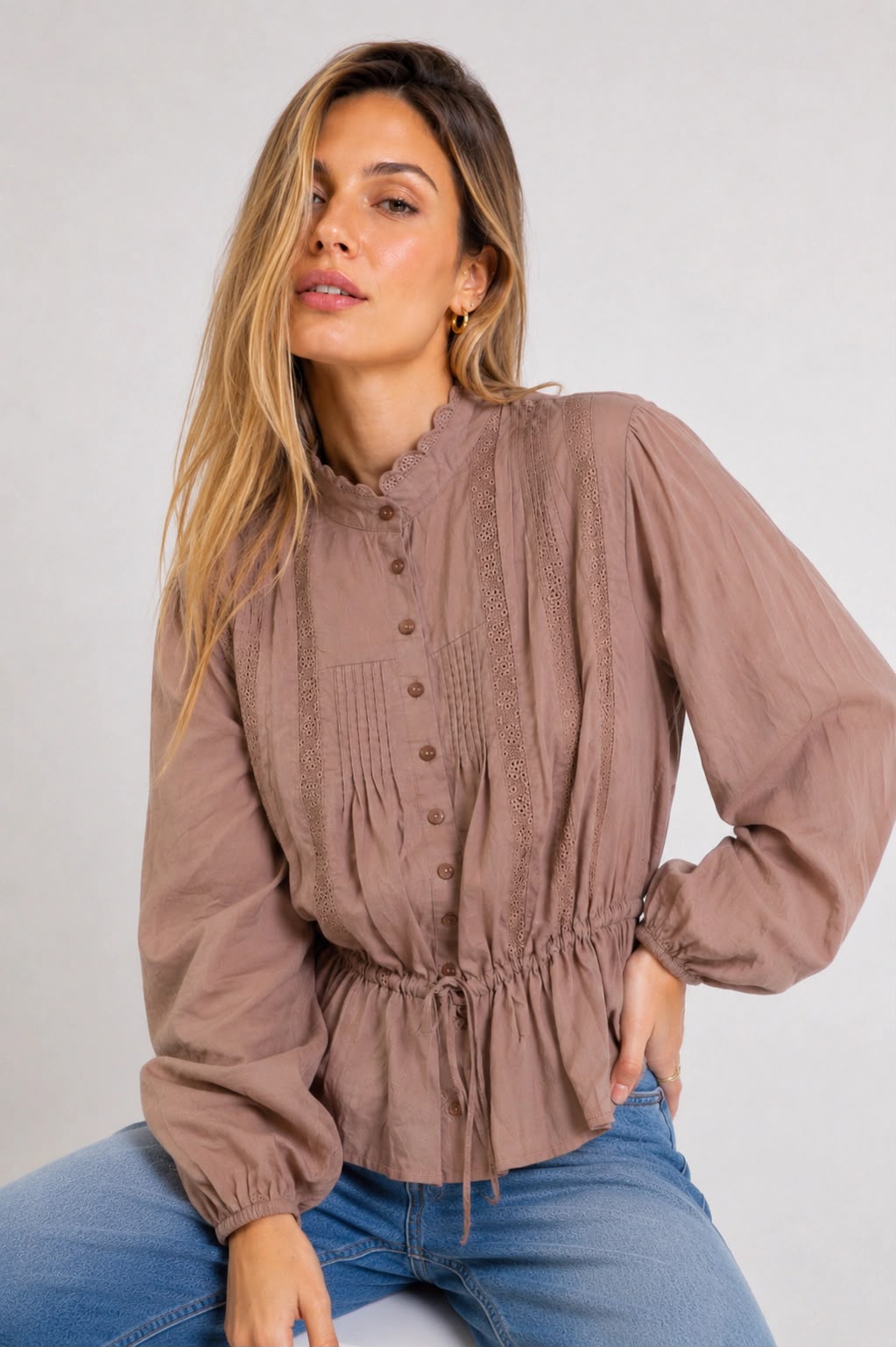 Camisa Premium "GIANA" – Guardas bordadas con estilo único