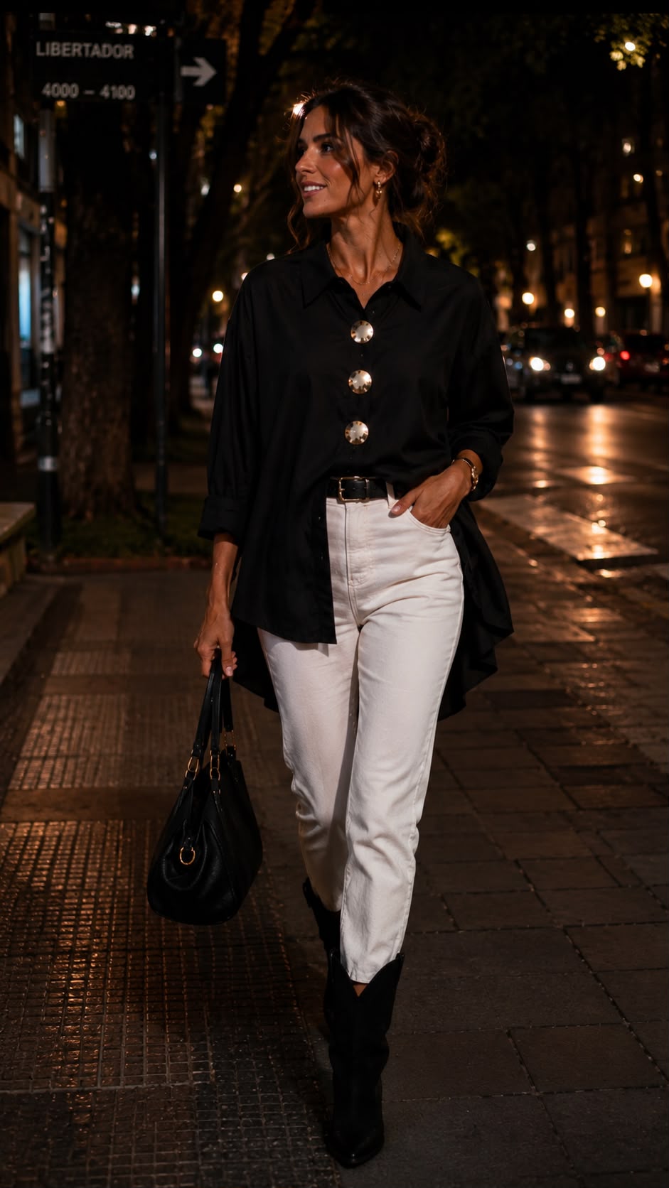 Camisa Premium con Pines Dorados – elegancia con un toque de distinción