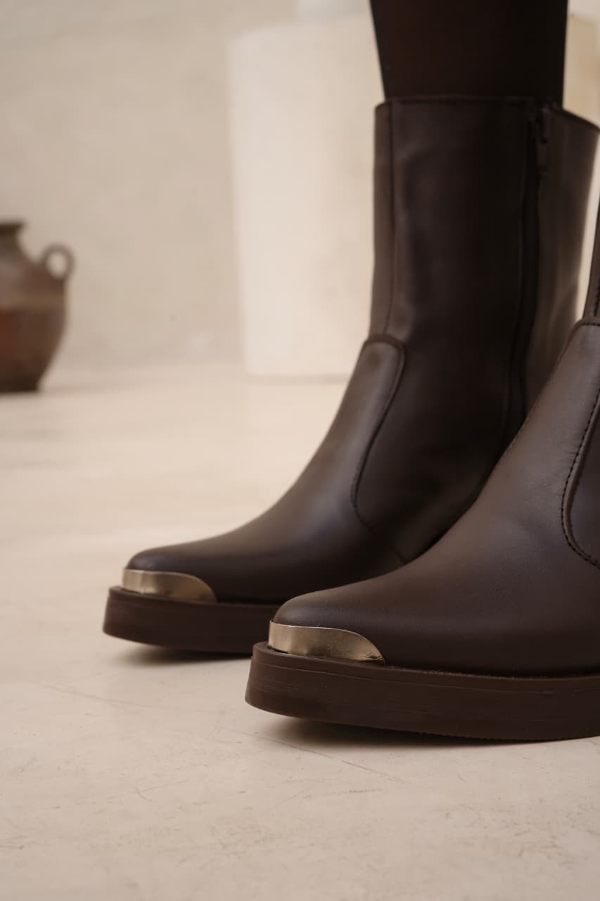 Botas Texanas de cuero 2 en 1 "Praga" - Nala Shoes