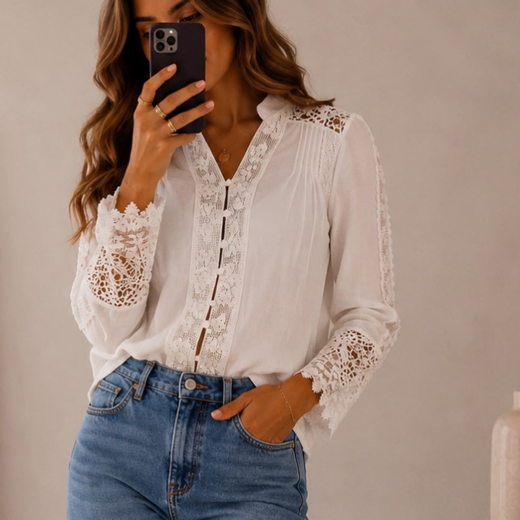 Camisa Premium "Facta" – guardas bordadas con estilo atemporal