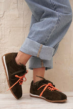 Zapas FELICITAS – 100% Cuero Gamuzado