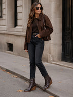 Kansas – Botas de Plataforma en Cuero - "Nala Shoes"