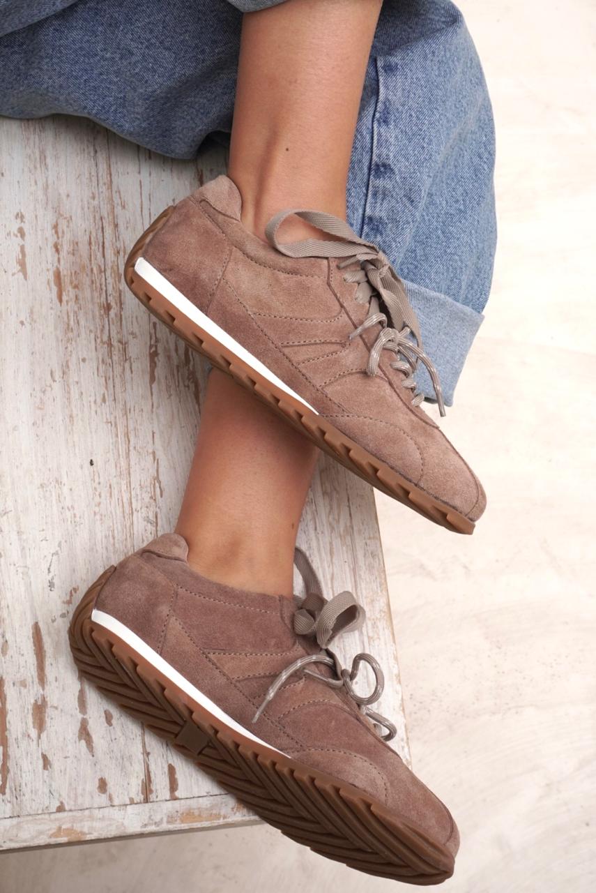 Zapas FELICITAS – 100% Cuero Gamuzado