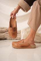 Zuecos fabricados en cuero "Rachy" - Nala Shoes