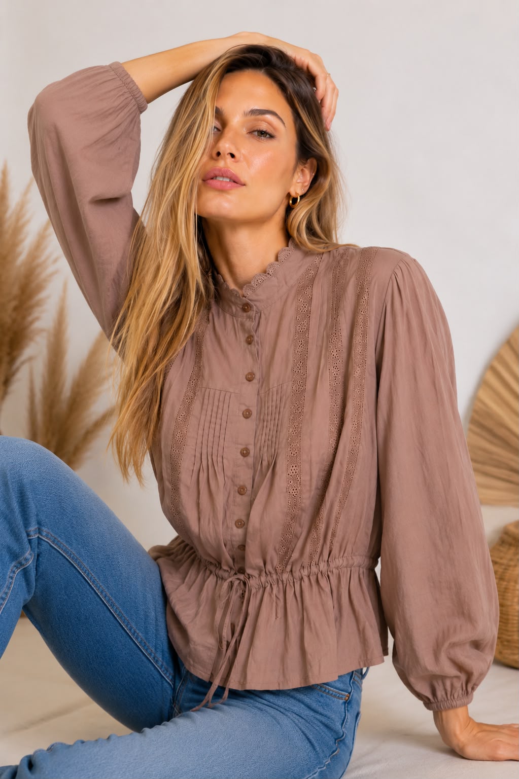 Camisa Premium "GIANA" – Guardas bordadas con estilo único