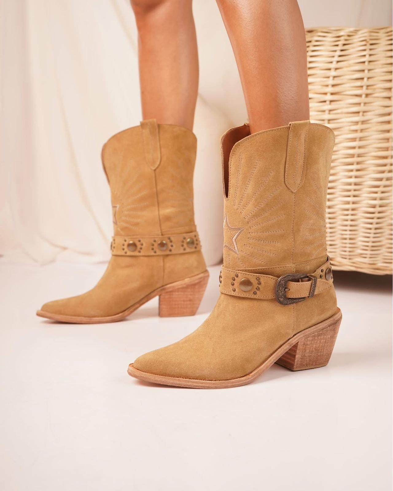Botas Texanas "Bohemia" - Nala Shoes