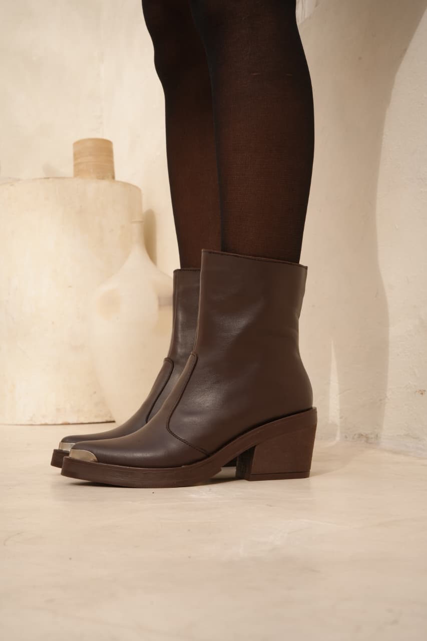 Botas Texanas de cuero 2 en 1 "Praga" - Nala Shoes