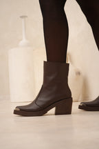 Botas Texanas de cuero 2 en 1 "Praga" - Nala Shoes