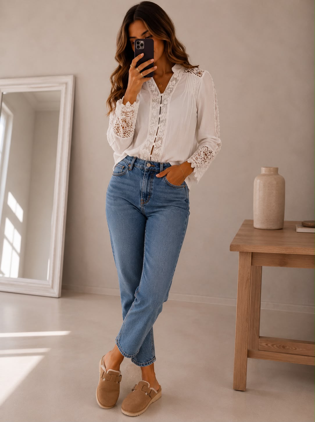 Camisa Premium "Facta" – guardas bordadas con estilo atemporal