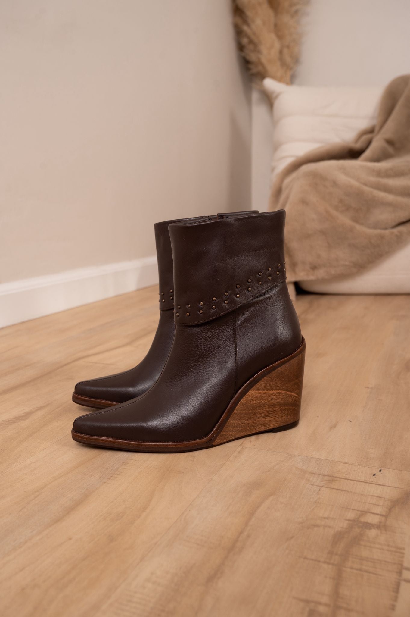 Kansas – Botas de Plataforma en Cuero - "Nala Shoes"