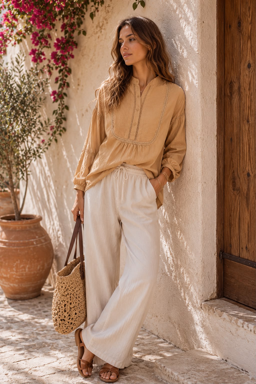 Camisola Tablitas y Guipiur ROZME