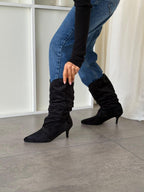 Botas de cuero ecológico "Mónaco" - Nala Shoes